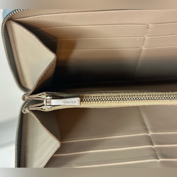 Celine Zippy Wallet With Care Card - Picture 12 of 16